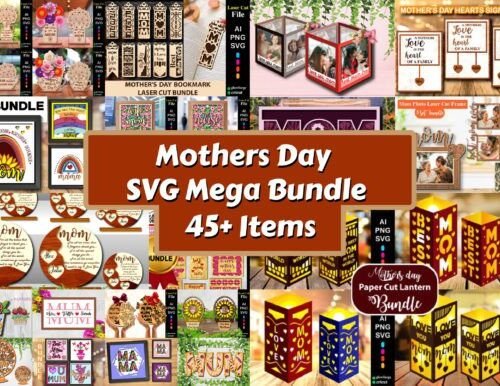 Mothers Day SVG Mega Bundle 97233042 Creativo Digital